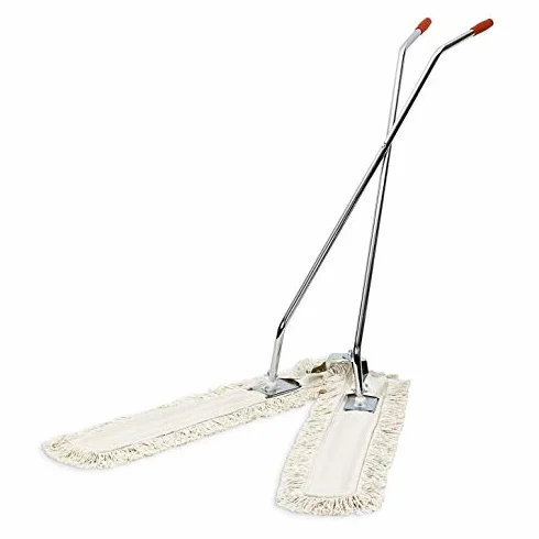 Scopa industriale a forbice 100cm frangia panno