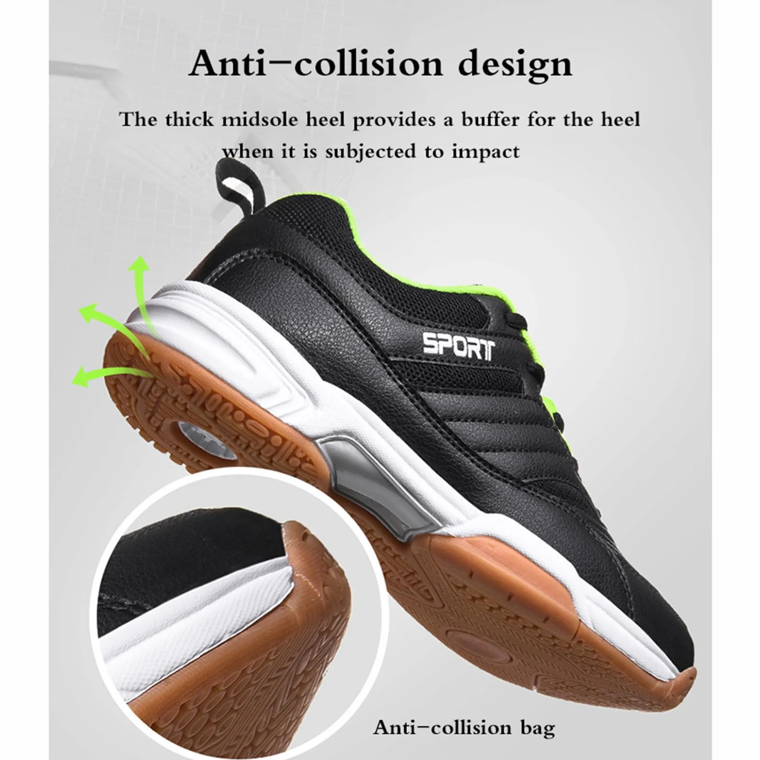Scarpe da Badminton Uomo, Scarpe da Pallavolo Unisex, Sneakers da Interno Leggere Morbide Traspiranti