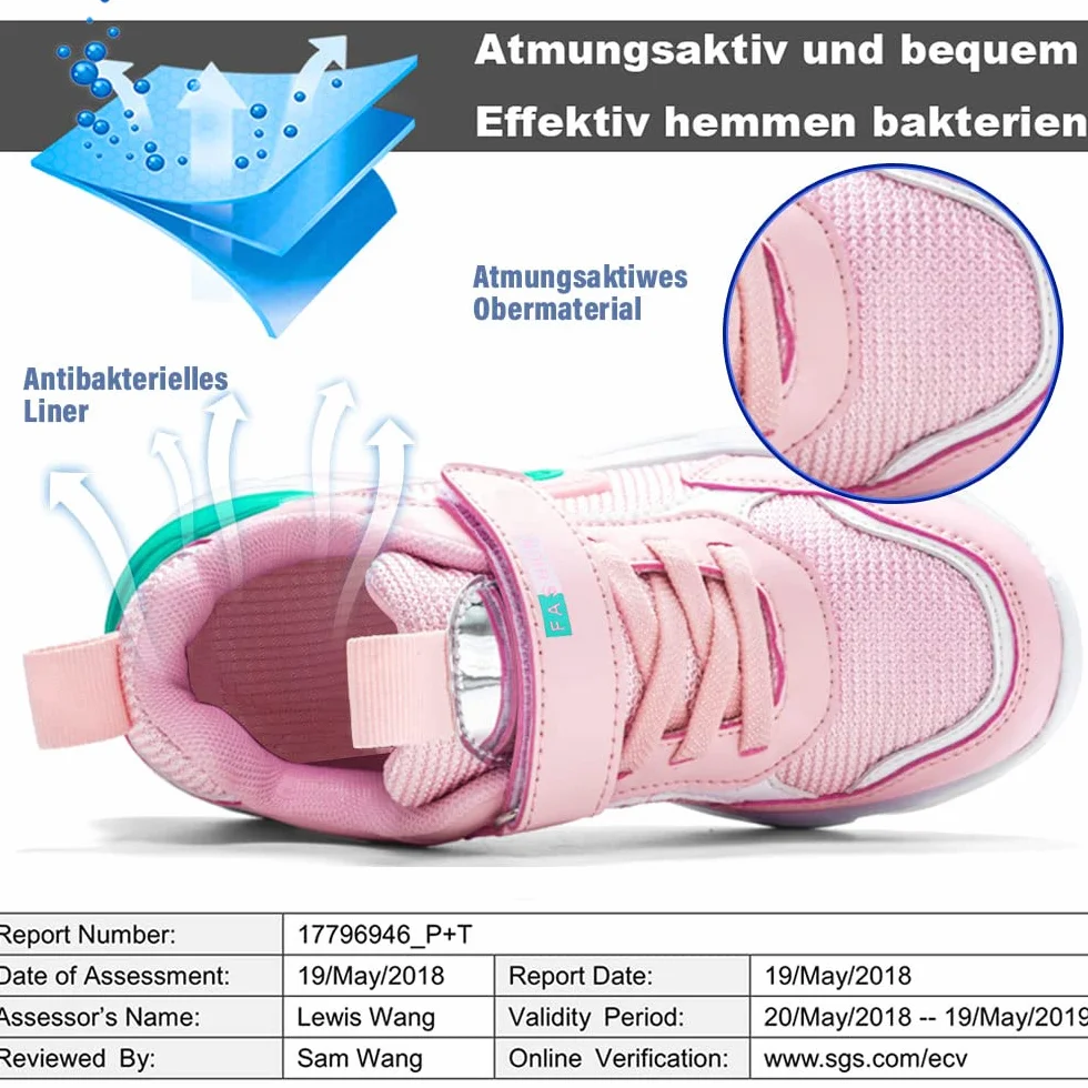Scarpe da Ginnastica Bambino Anti Scivolo Traspirante Leggero Sportive 26EU-37EU
