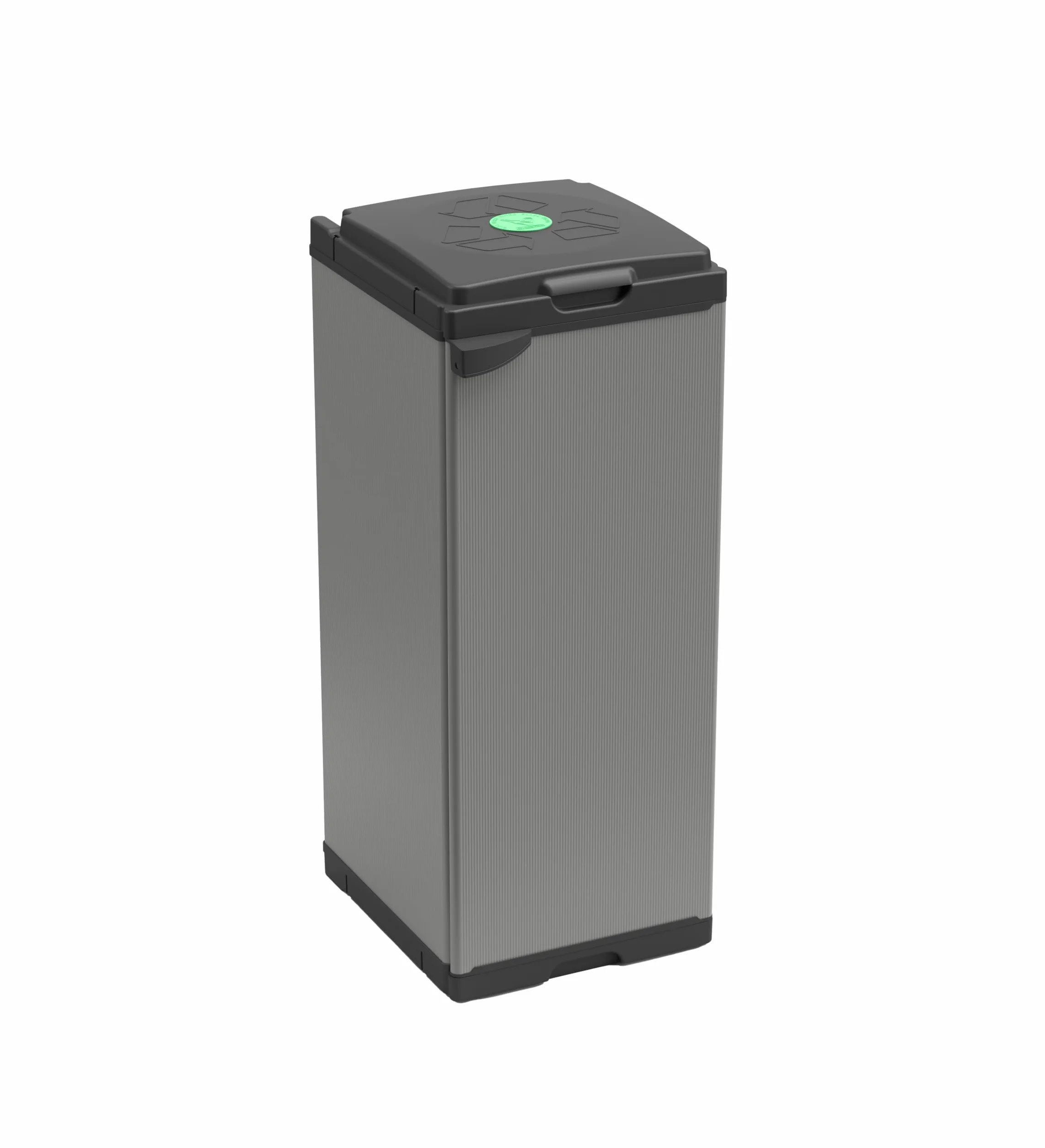 Adventa: Mobile Portasacco Mono per Raccolta differenziata in Plastica, Facile da Montare, Modular System, adatto a Sacchi da 80-110 L, 34L x 38P x 87H cm