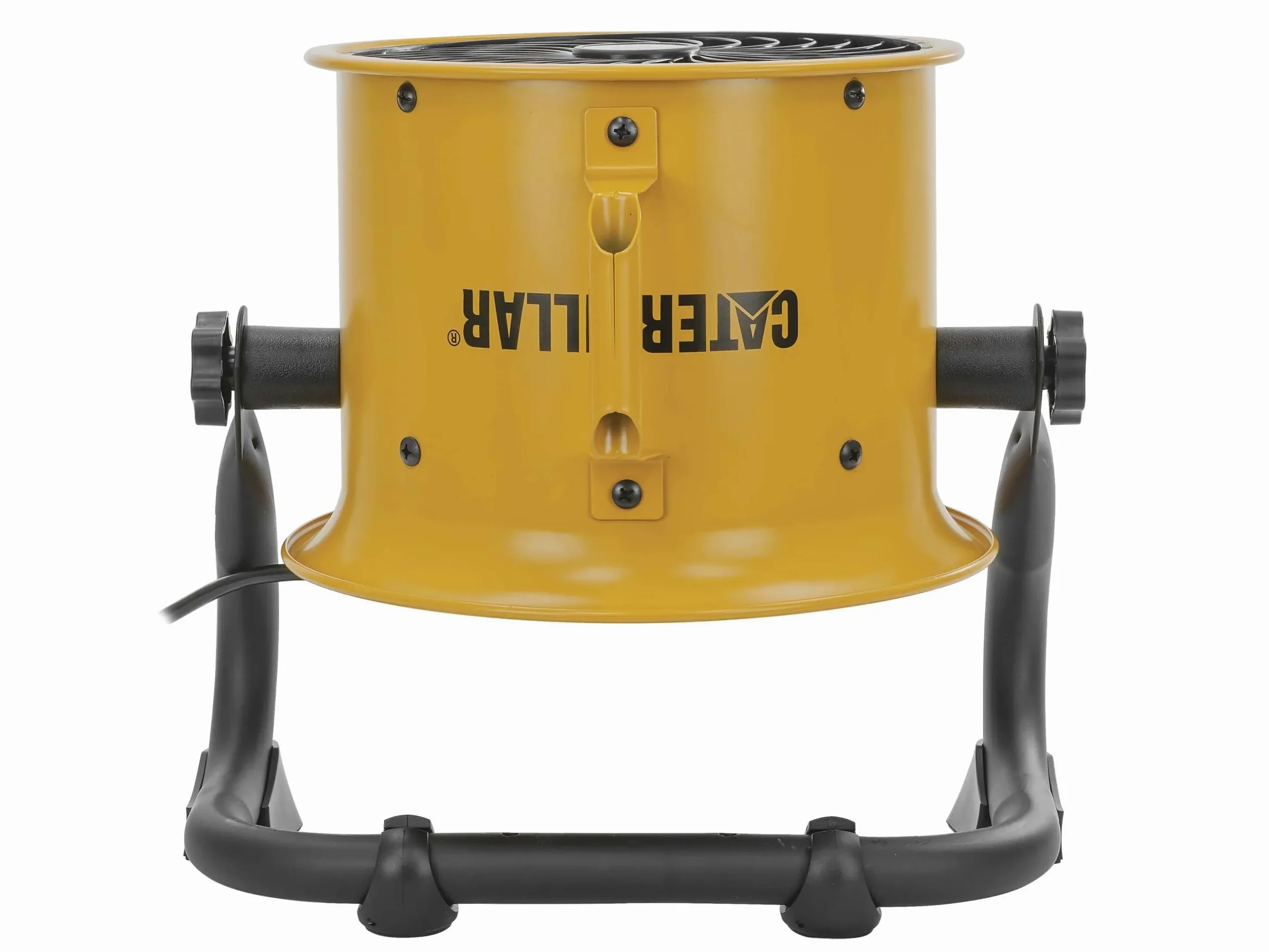 CAT Caterpillar HVD-9AC Ventilatore da Pavimento Industriale Ø23 cm 90W 4 Velocità Alta Velocità 27 m³/min Pale in Alluminio Orientabile Montaggio a Parete Compatto e Potente