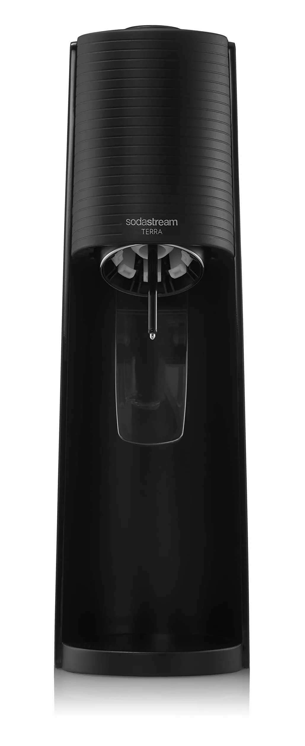 SodaStream Gasatore Terra Value Pack Nero con 2 Bottiglie Fuse Lavabili in Lavastoviglie 1L e Cilindro CO2 Quick Connect