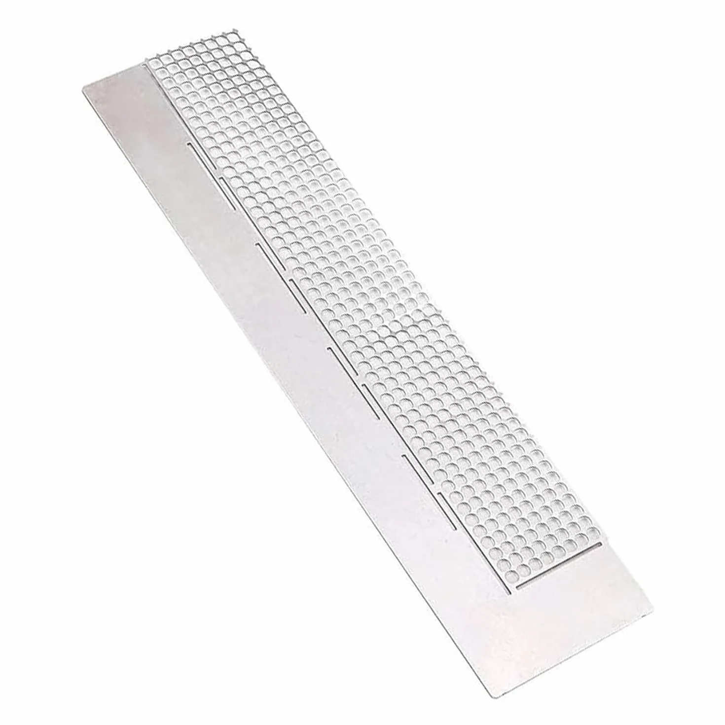 Righello per Pittura Diamante in Acciaio Inossidabile, Strumento Fai da Te per Diamanti Rotondi e Mezzi (Argento)