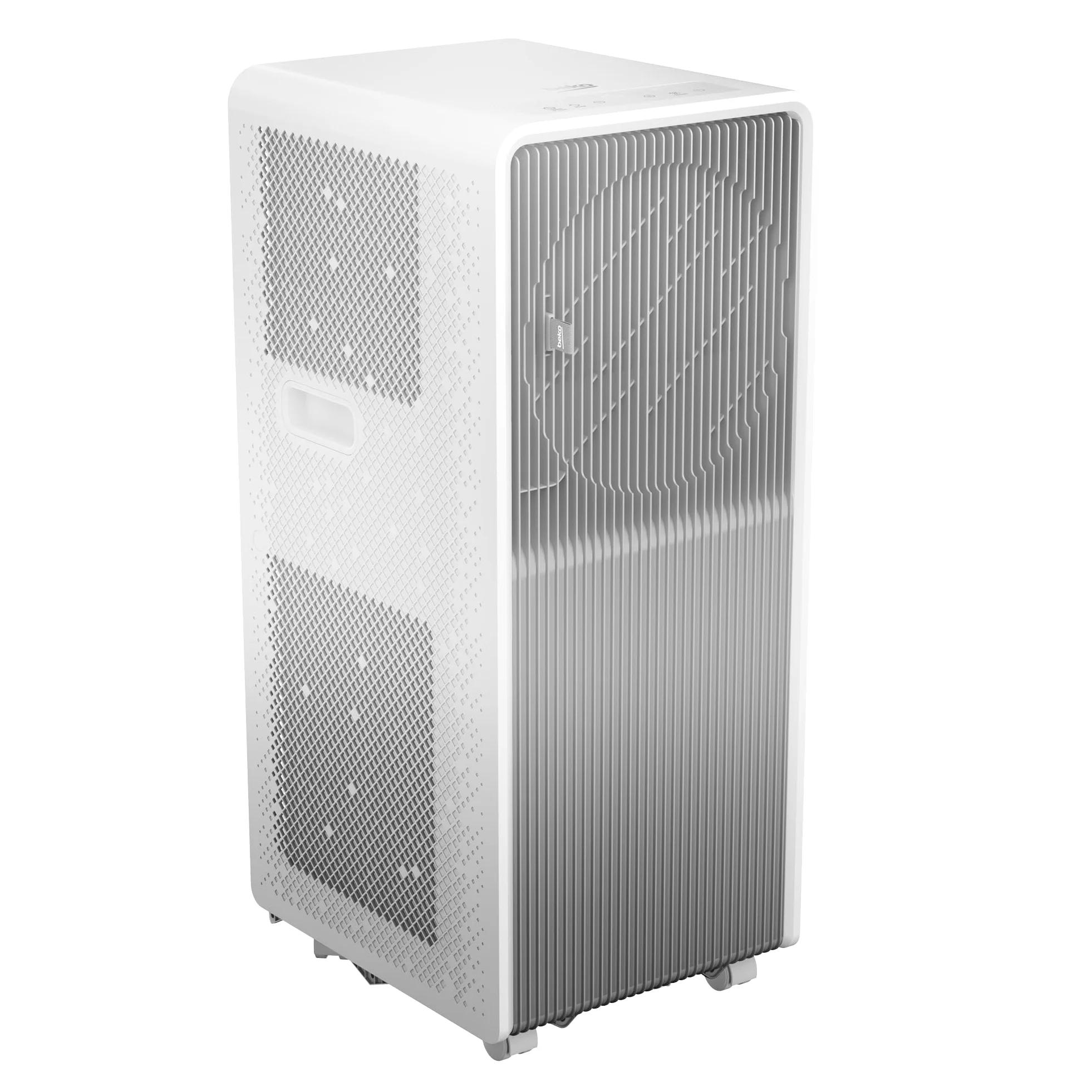 Beko - BP409C - Climatizzatore Portatile, 9000 Btu/h, Raffrescamento, Deumidificazione, Controllo facile e intuitivo, Classe Energetica A - Bianco/Grigio 33,5 x 69,8 x 28,5 cmBP409C
