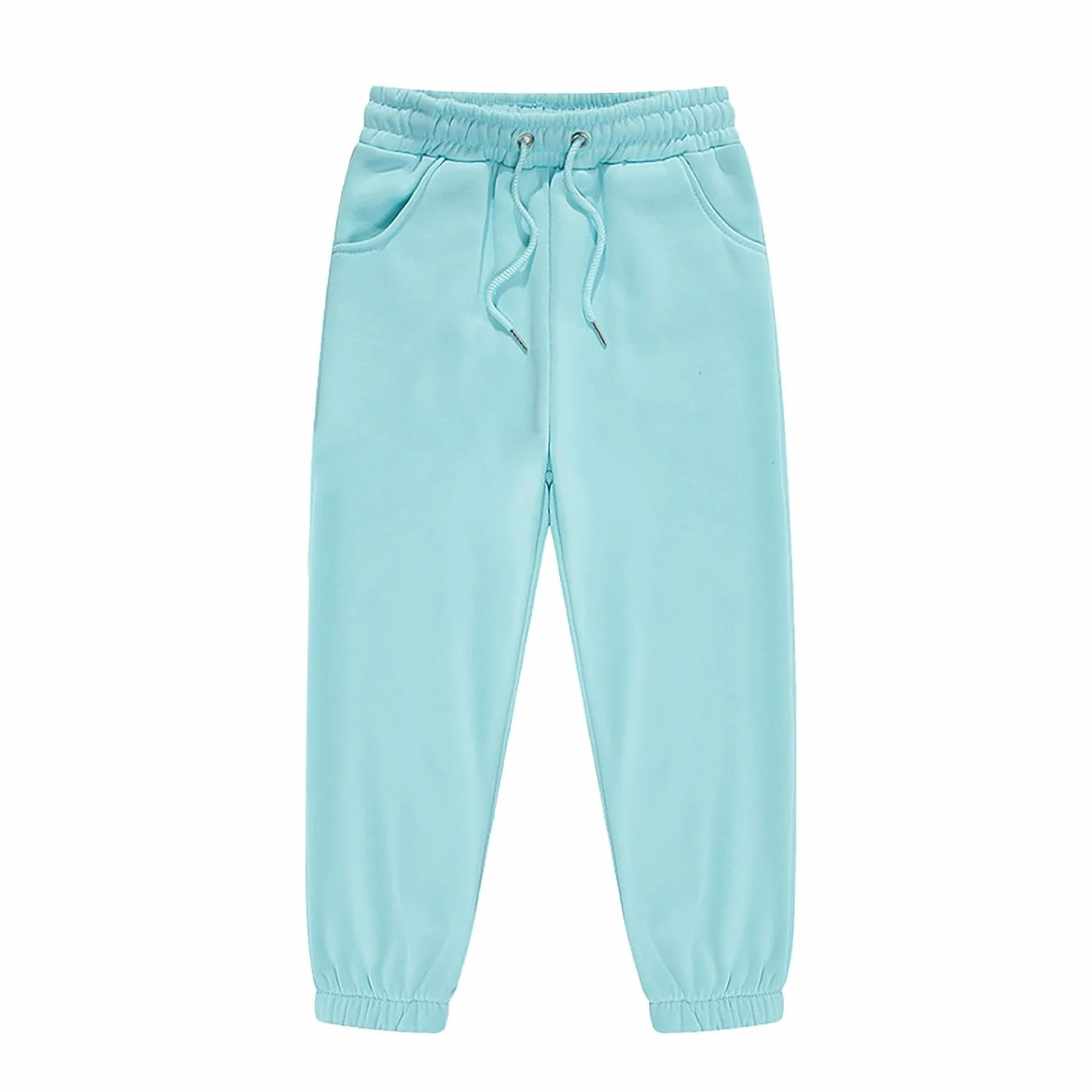Pantaloni da ragazza invernali lunghi sportivi jogging elasticizzati leggings cotone bambini