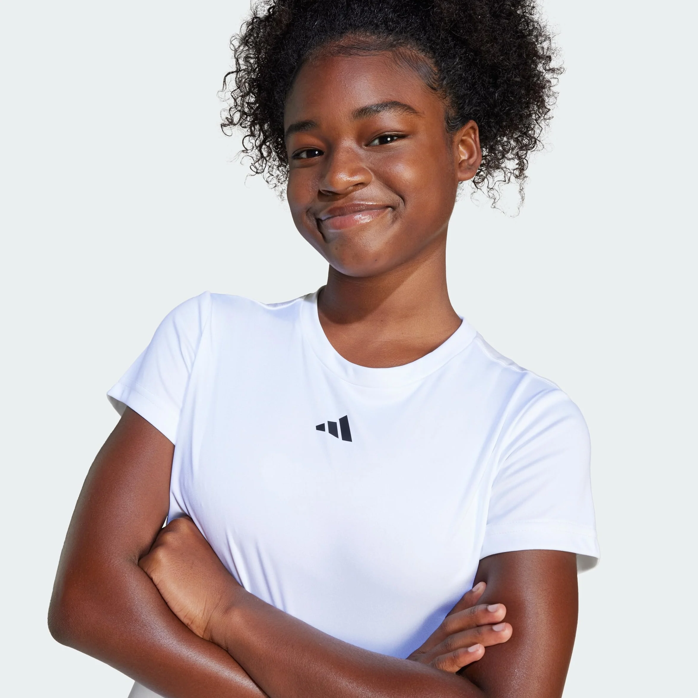 Adidas Train Essentials Regular Fit Logo Training T-Shirt Junior Girls T-Shirt Bambine e Ragazze (Pacco da 1)