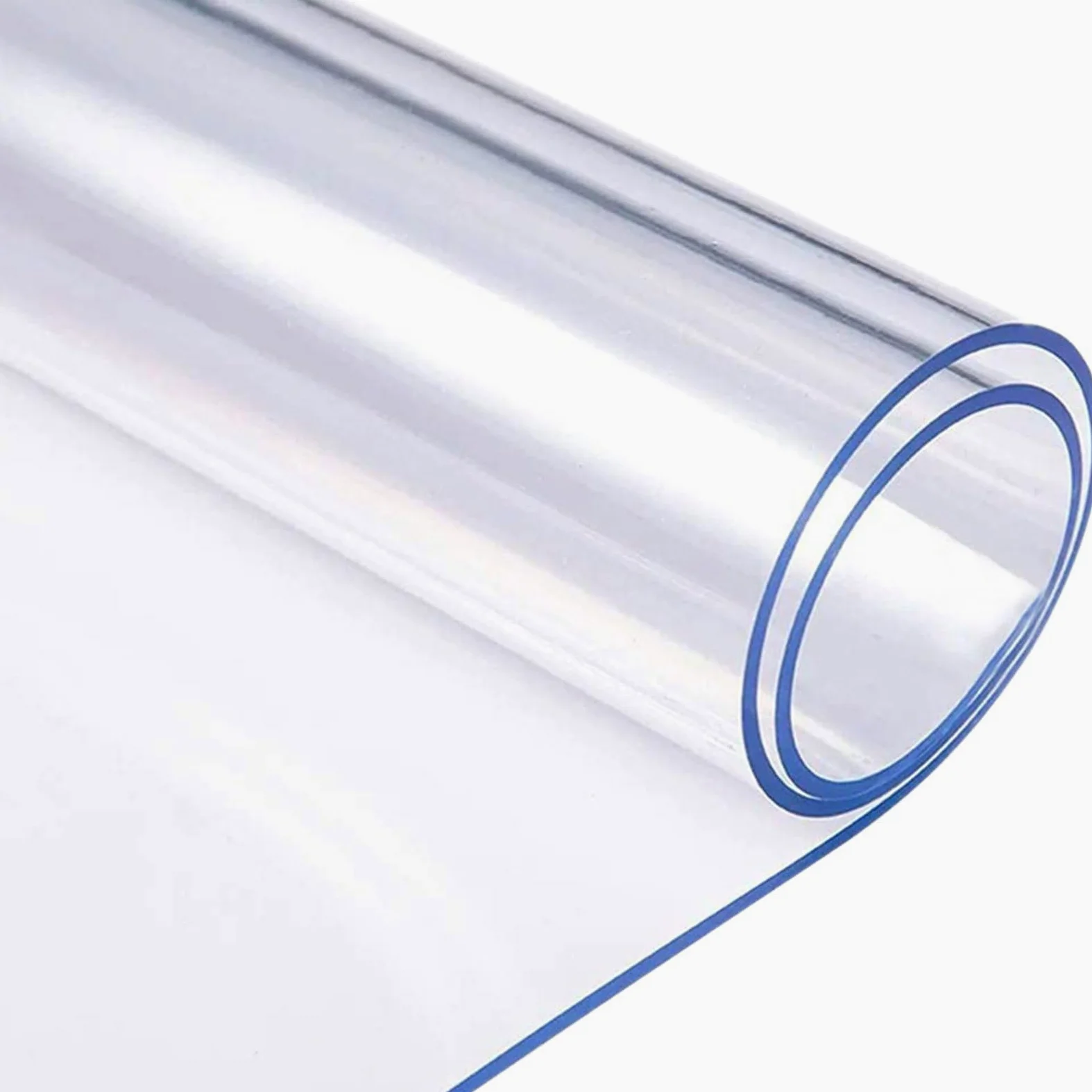 Copritavolo Trasparente,Tovaglia Trasparente,Tovaglietta Trasparente,Protezione da Tavolo Tagliabile,Sottomano da Scrivania Trasparente in PVC,Impermeabile,Tagliabile,per Scrivania