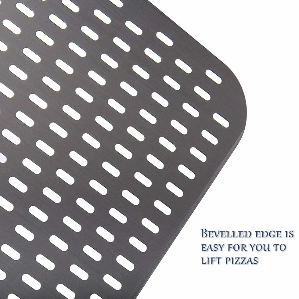 G.a HOMEFAVOR Pala per Pizza in Alluminio Anodizzato Duro con Manico Smontabile