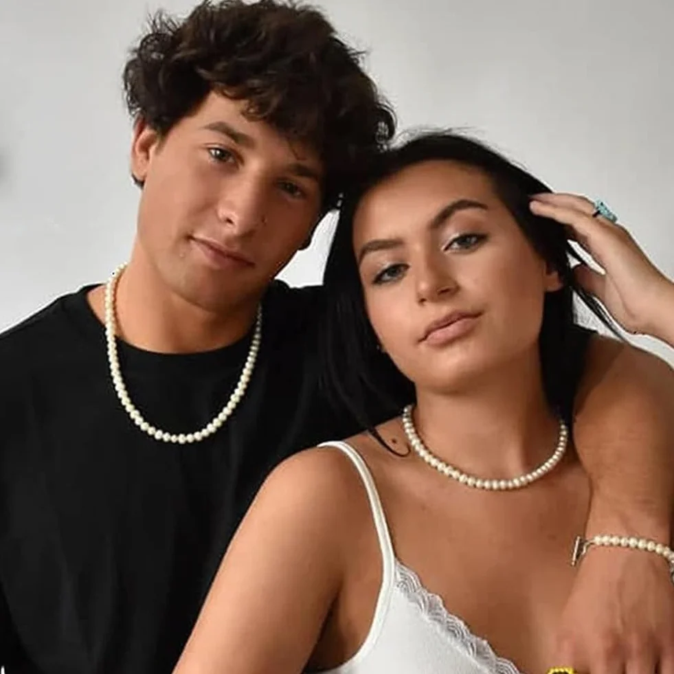 Collana di Perle Bianche Finte da 6 Mm - Collana da Uomo d'Acqua Dolce - Gioiello Semplice per Migliore Amico, Compleanno, Anniversario