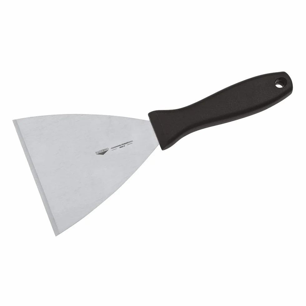 Paderno Spatola Triangolare professionale in acciaio inox 12 cm x 12 cm