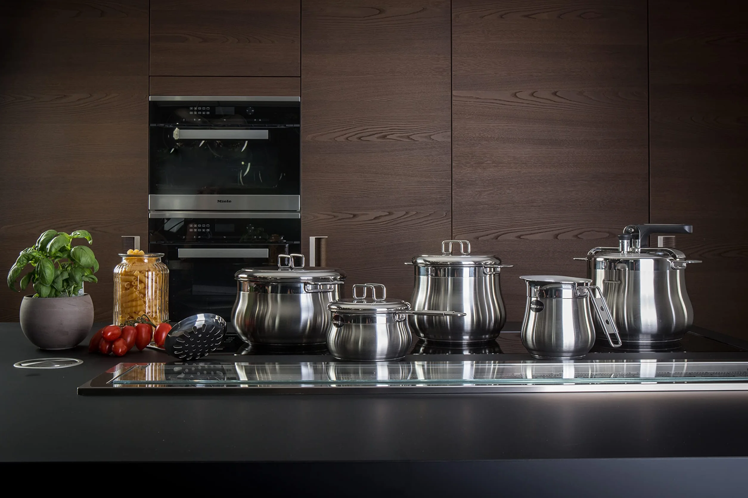 Barazzoni Tummy Casseruola due maniglie, Acciaio inox 18/10, Diametro cm 14, Litri 1,5. Made in Italy.