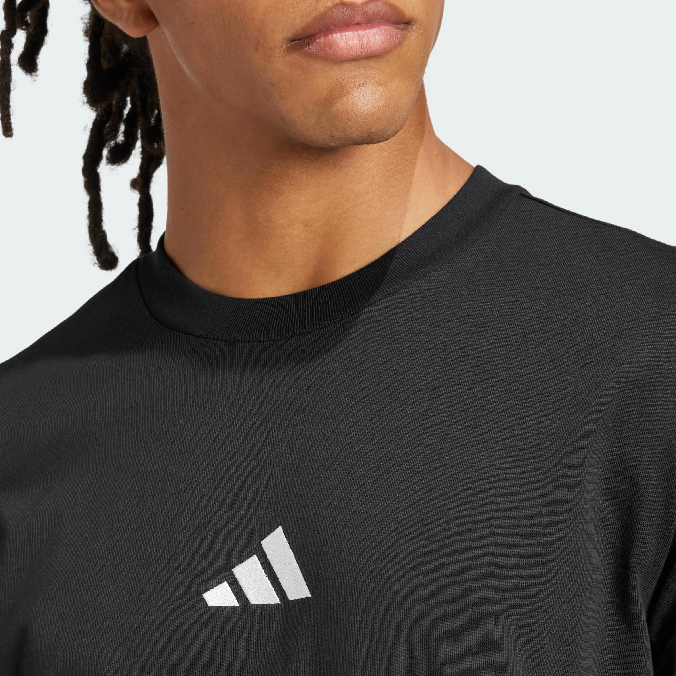 Adidas Essentials Small Logo Single Jersey Tee