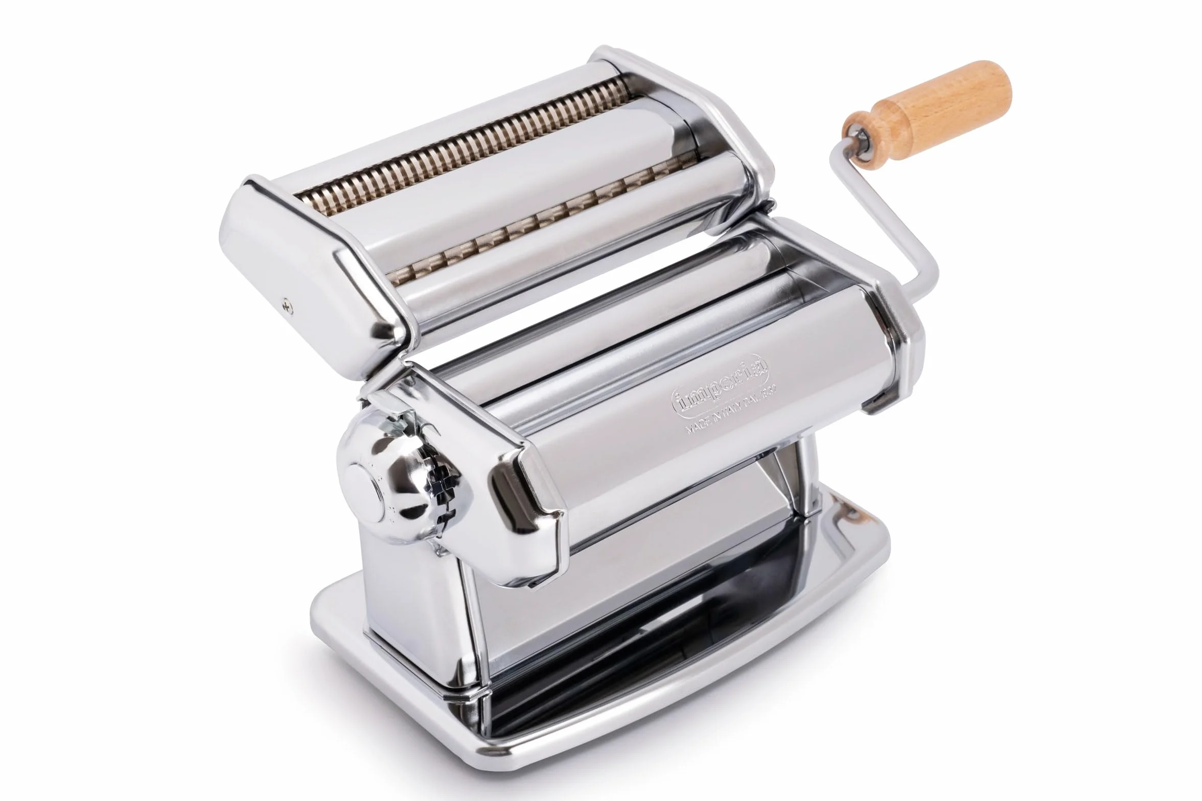 Imperia IPASTA Linea Macchina per la pasta fresca in acciaio sfogliatrice manuale cromata