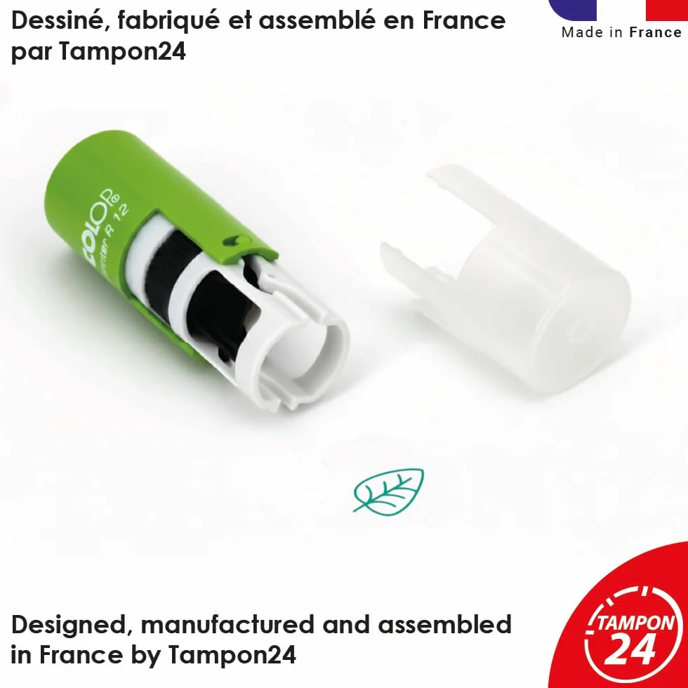 Timbro foglia albero | 11mm | Natura | Timbro inchiostrante vegetale | Albero leaf stamp ink