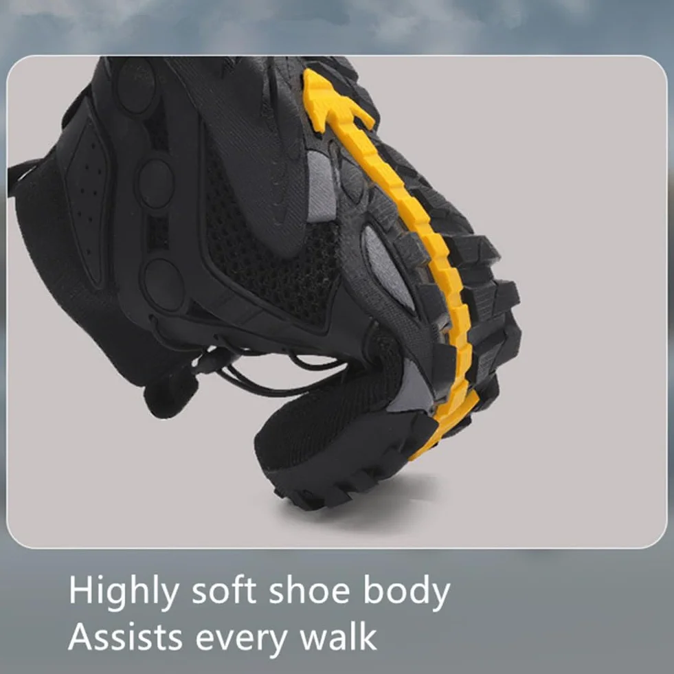 ENEN Scarpe Trekking Uomo Estive, Scarpe Arrampicata Traspirante Outdoor Leggeri Antiscivolo
