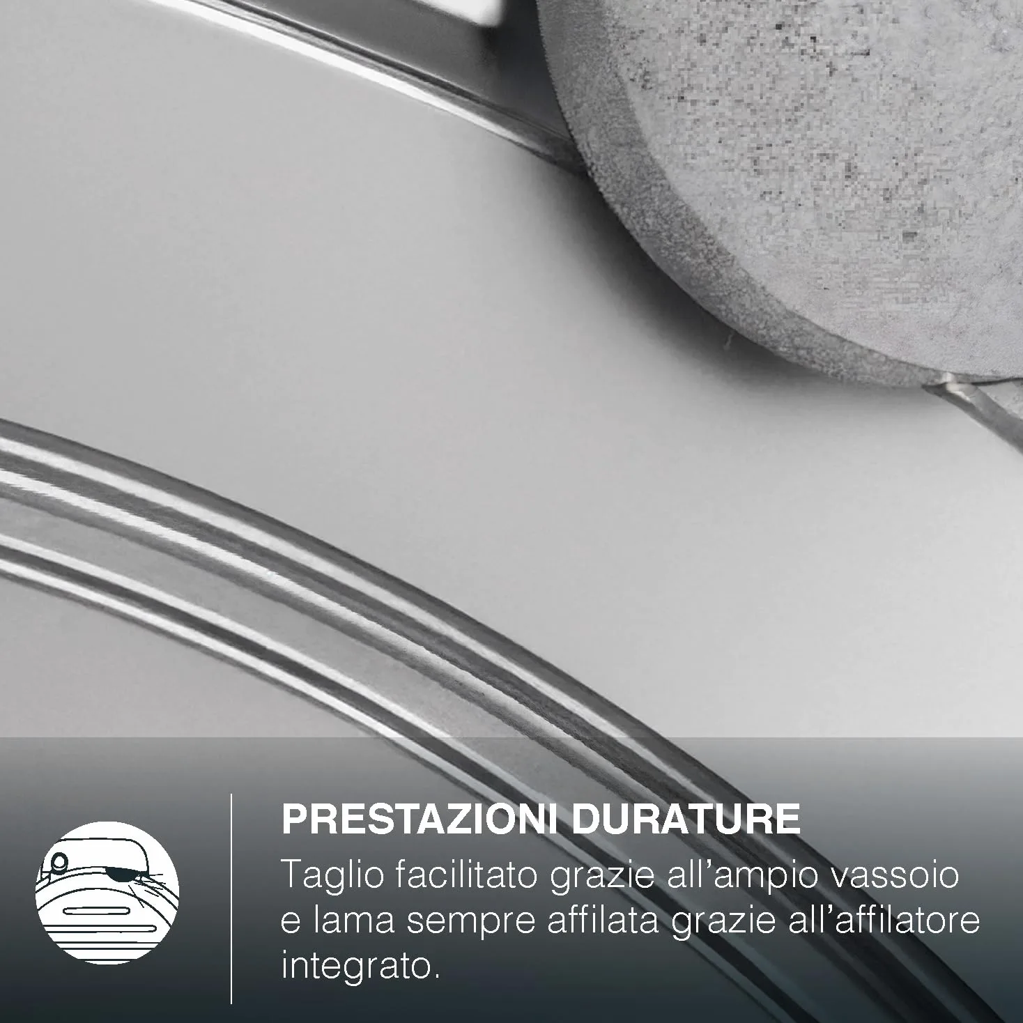h.koenig Affettatrice Elettrica Professionale MSX254 per Salumi,Pane,Formaggio,240W,Lama Italiana 25cm,Spessore 0-12 mm,Affilatore Integrato,282RPM