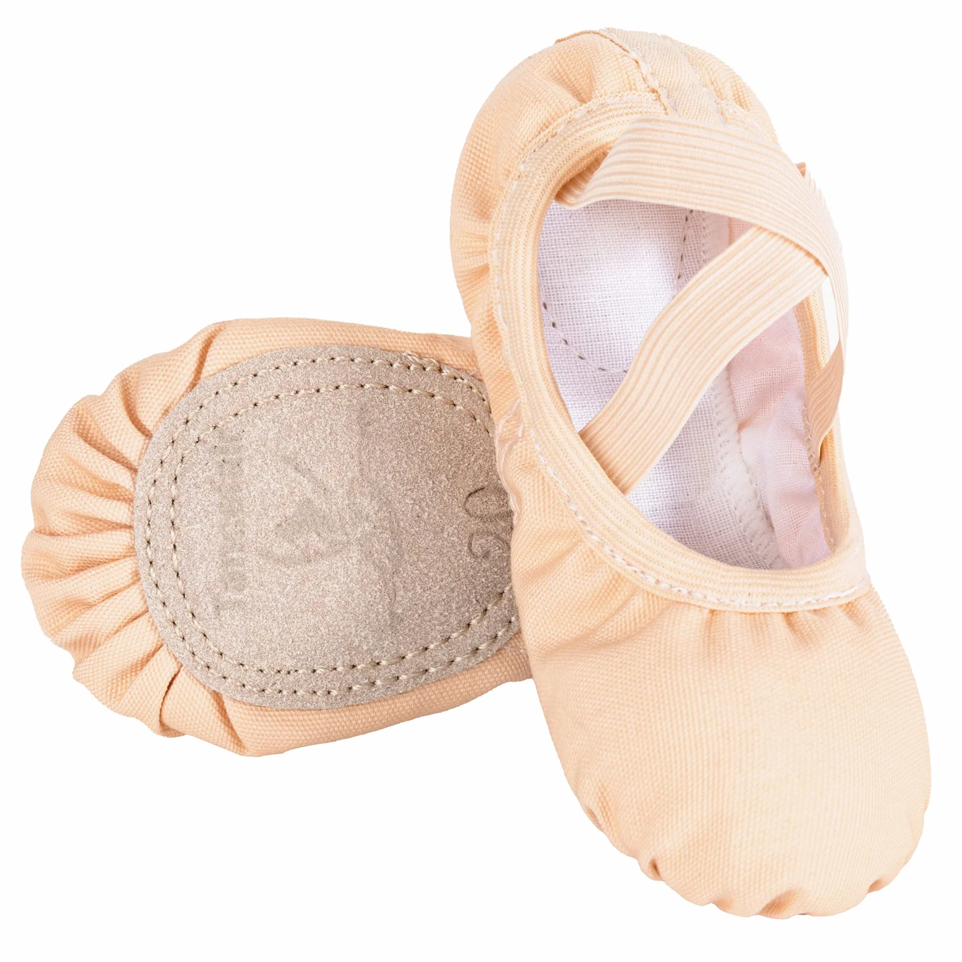 Scarpette da Danza Classica Tela Mezze Punte Scarpe Danza Bambina Ragazze Donne Adulto