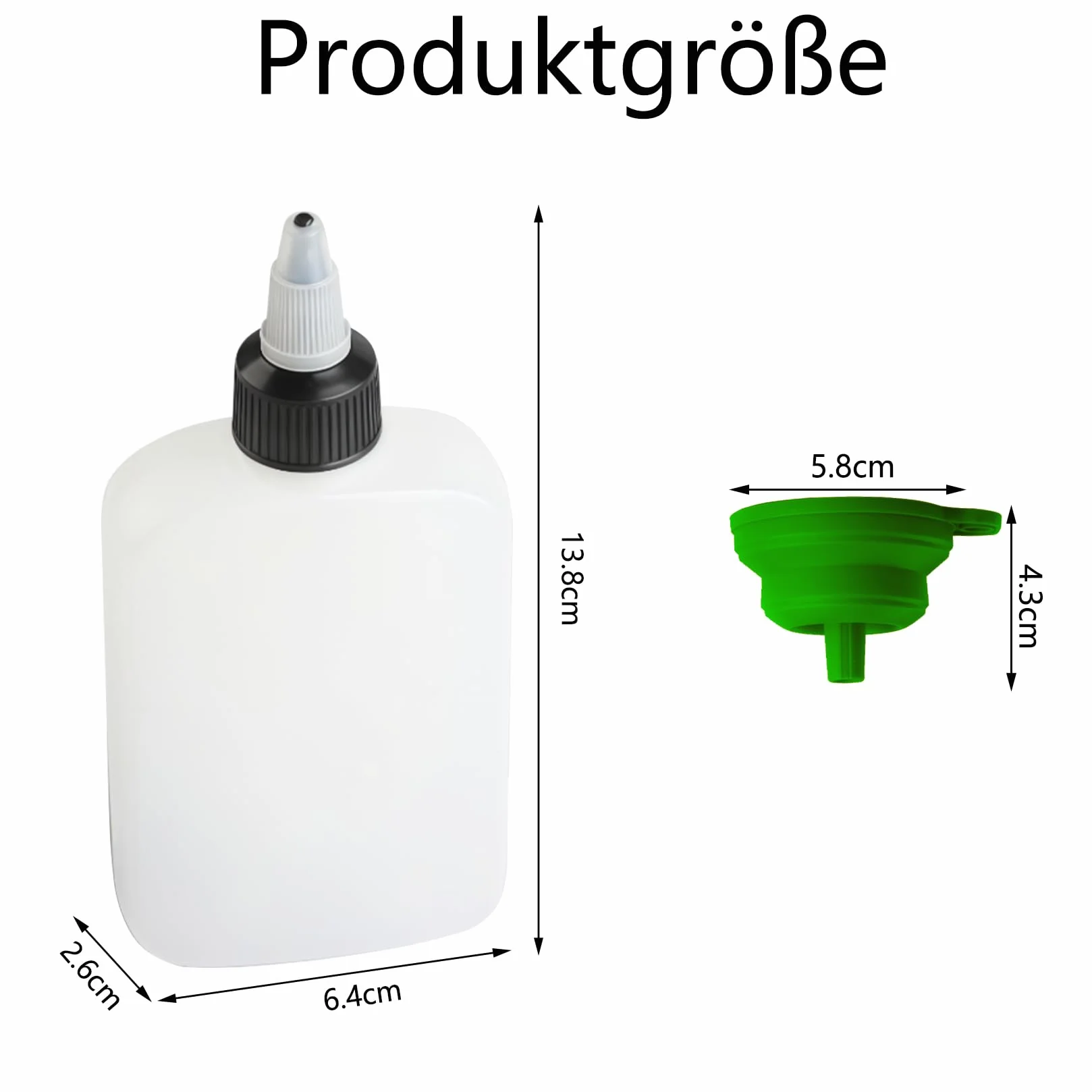 Bottiglia Squeeze Plastica con Ugello, 120 ml Dosatore Olio Cucina per Condimenti Salsa Aceto Ketchup