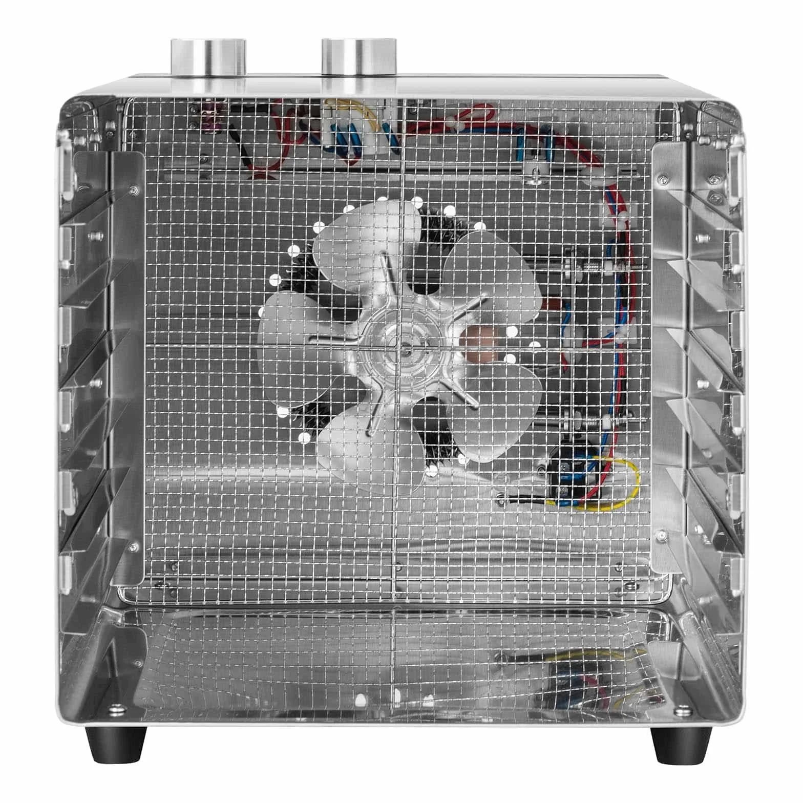 Royal Catering Essiccatore per Alimenti Professionale Disidratatore Frutta e Verdure RCDA-500/23S (500 W, 6 ripiani, 230 V, Acciaio Inox)