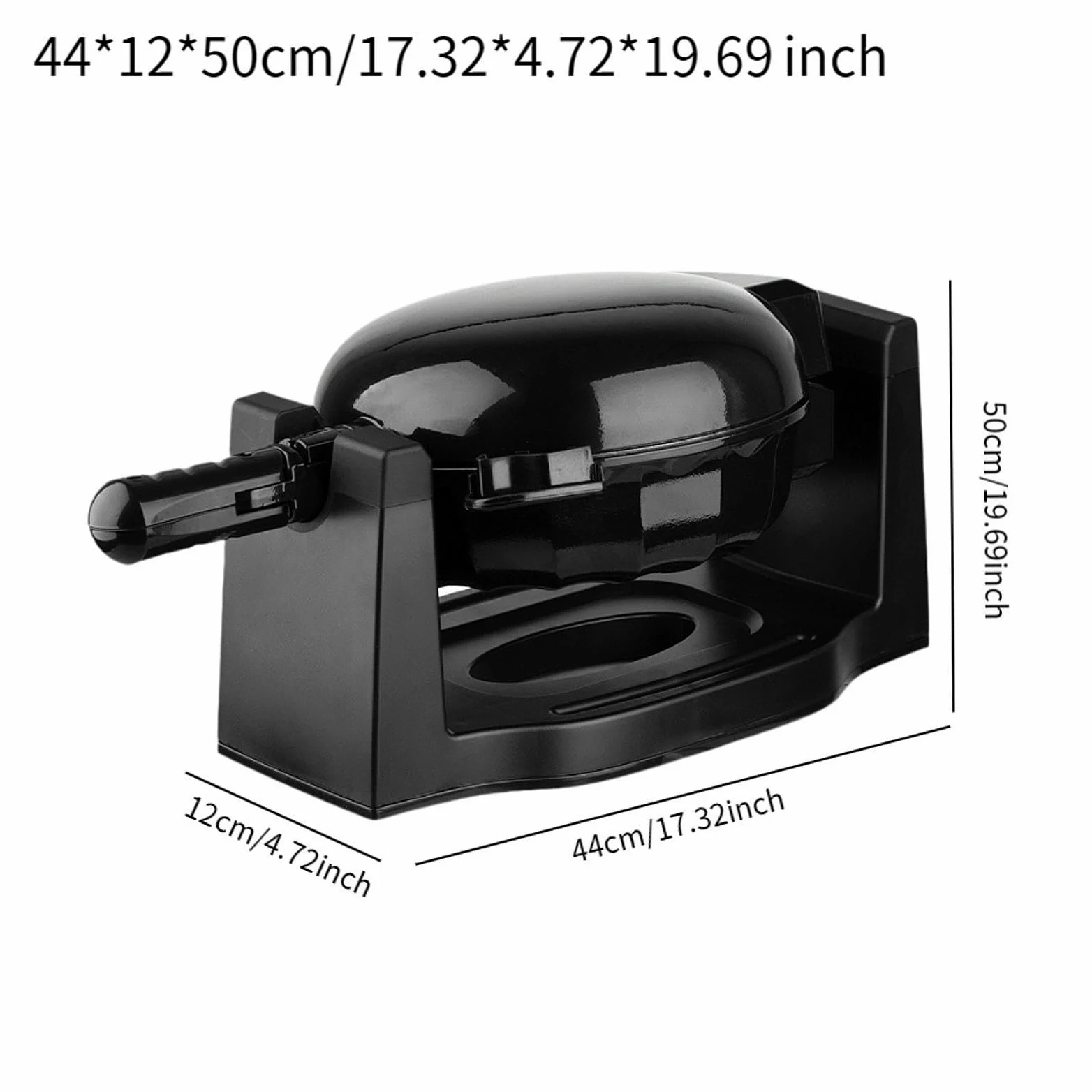 Fenteer BundtMaker Macchina per torte elettrica Snack che produce teglia elettrica per prodotti da forno