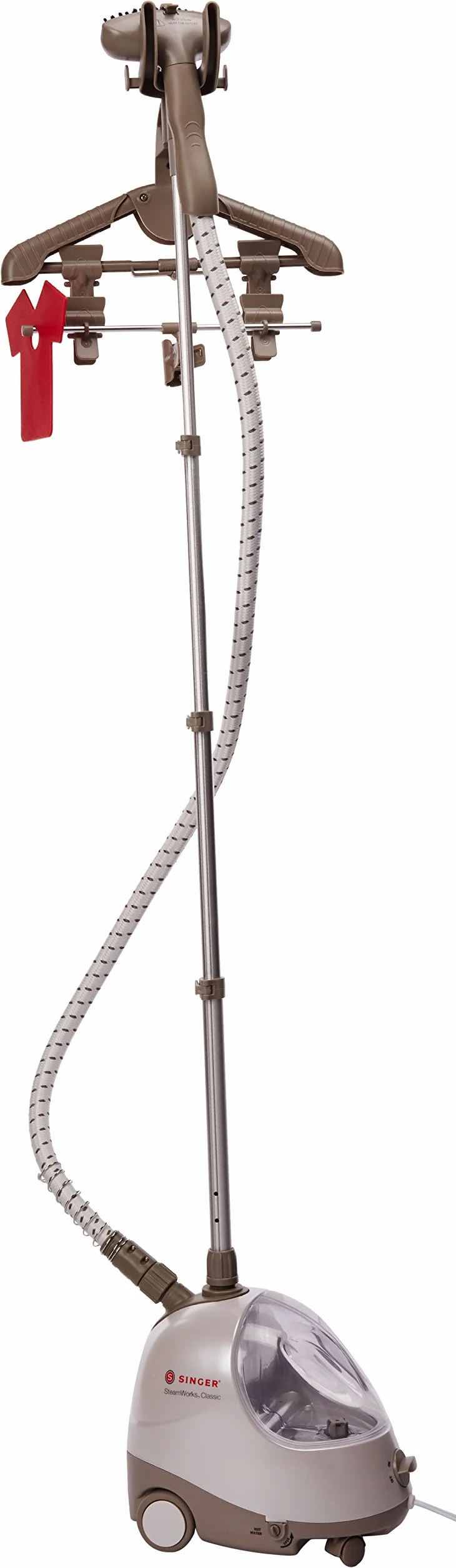 Singer SWP Stiratrice a vapore verticale professionale Caldaia 2,5L Bianco
