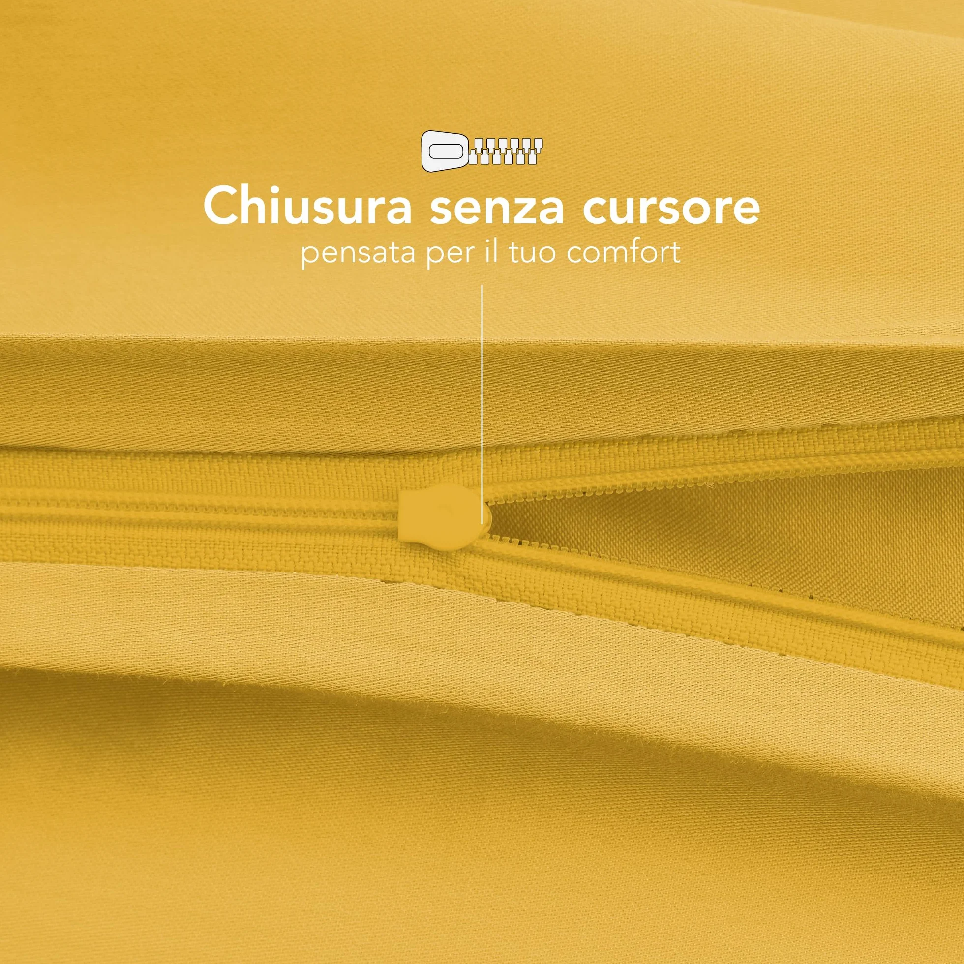Dreamzie Federe Cuscini 30x30 Set di 2 Giallo 100% Jersey di Cotone Copri Cuscino