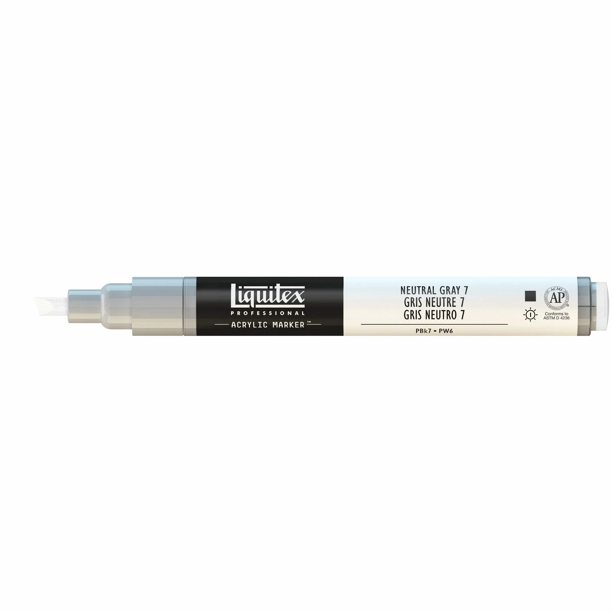 Liquitex Pennarello Acrilico 2-4 mm Grigio Neutro Numero 7