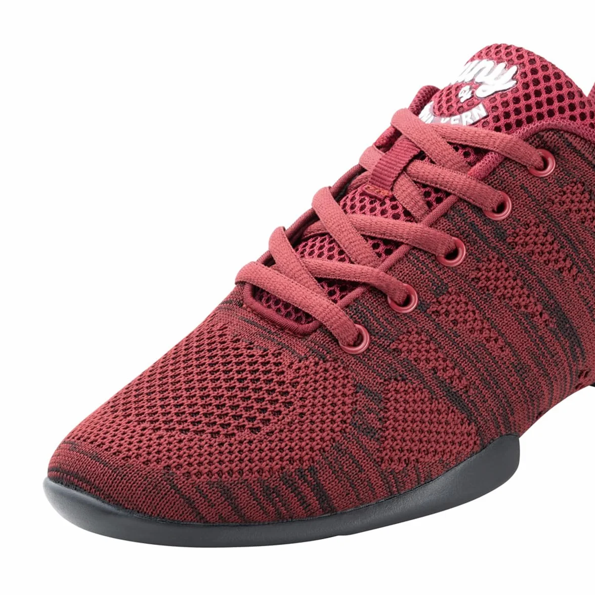 Anna Kern Uomini Dance Sneakers 4035 Bold Rosso Nero Suola Sneaker