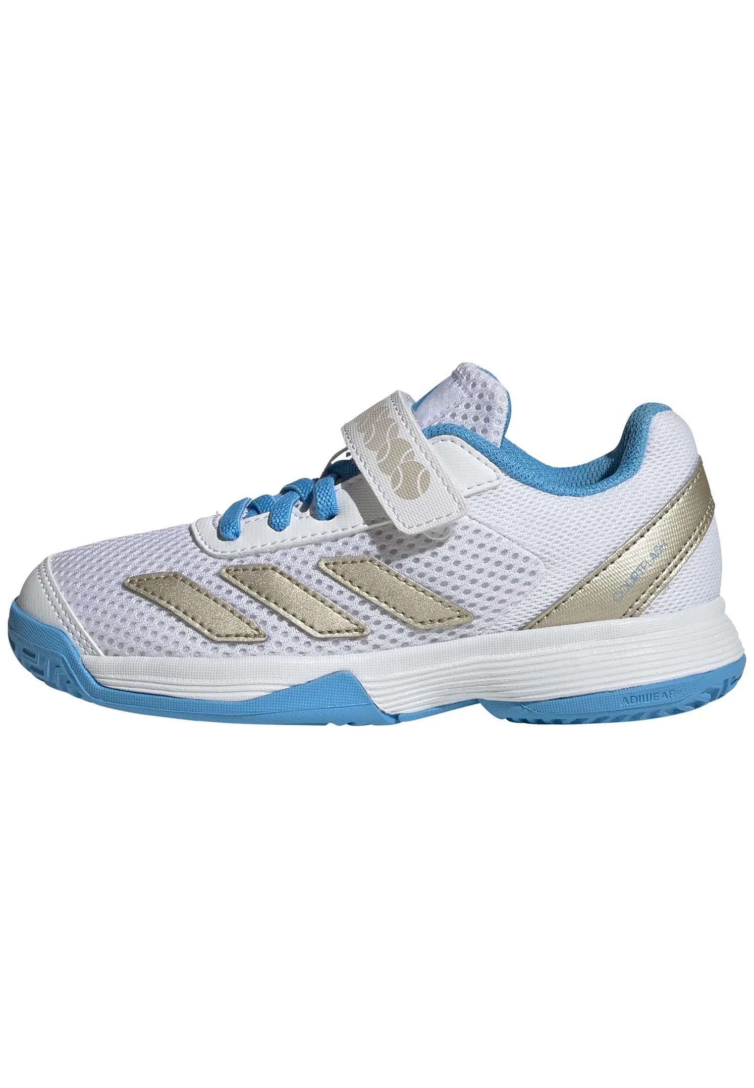adidas Courtflash Hook-And-Loop Kids Tennis Shoes