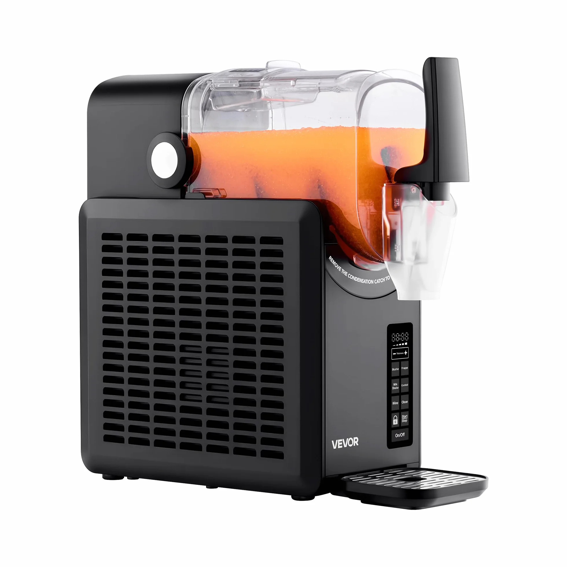 VEVOR Macchina per Granita 2,6 L, 5 Programmi, Autopulizia, Bevande Ghiacciate, Frappé, Milkshake