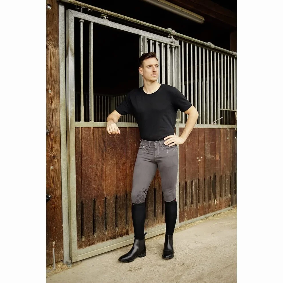 Covalliero Basic Plus Men's Silicone Knee Patches Breeches 2 Colours