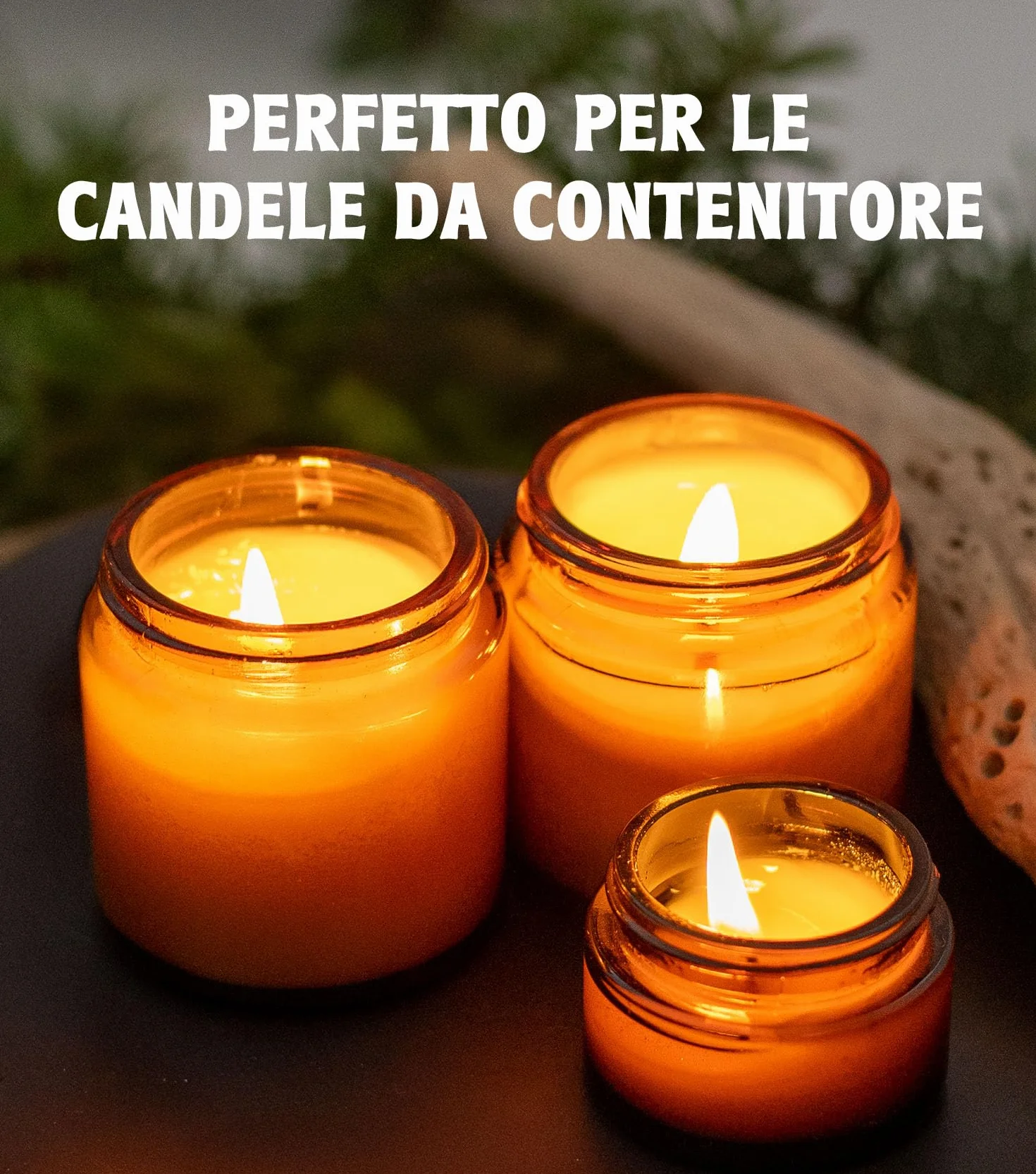 Cera di Soia per Candele 5KG, Premium Natural Cera per Candele, 100% Cera per Candele Fai da Te