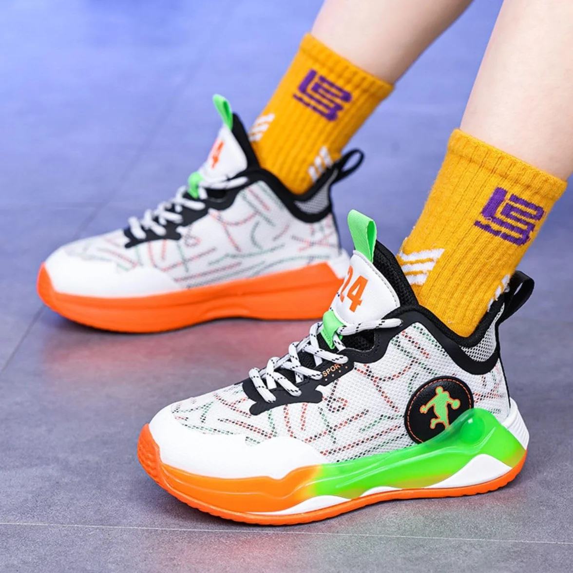 Scarpe da Basket per Bambini Scarpe da Basket per Ragazzi Scarpe da Basket per Ragazze Scarpe Sportive per Bambini Scarpe da Corsa Atletiche