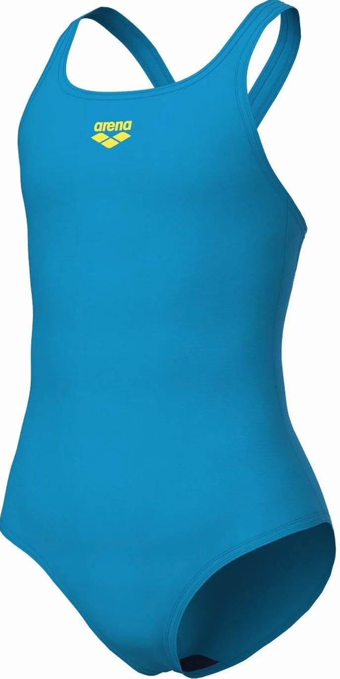 arena Dynamo Junior R Costume Intero Bambina, Costume da Bagno Sportivo in Tessuto arena MaxFit Eco Resistente al Cloro e al Sale con Protezione UV UPF 50+