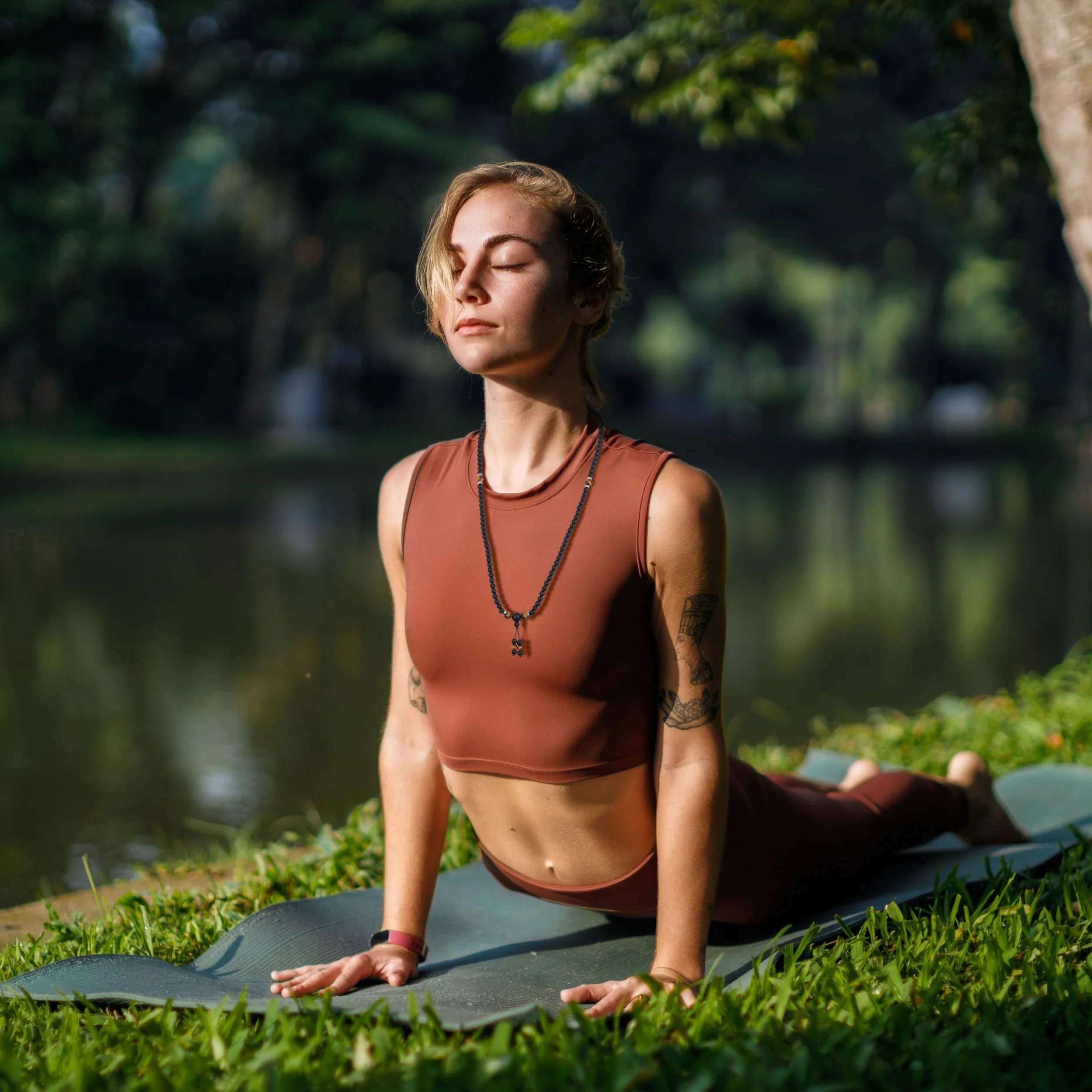 COAI Collana Mala 108 Grani, Bracciale Mala Multistrato 108 Perle in Pietre Naturali, Rosario Buddista Uomo Donna