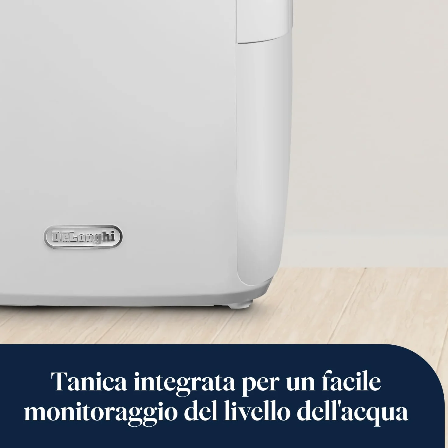 De’Longhi Tasciugo AriaDry Multi - Deumidificatore Casa Portatile, Sistema di Filtrazione a 3 Azioni, Assorbi Umidità 14L/Giorno, Asciugabiancheria, Antimuffa, Bassa Rumorosità, Bianco (DEXD214RF)