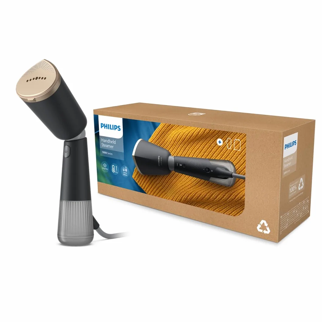 Philips Serie 5000 Stiratore a Vapore Portatile 1400W 24g/min Testa Pieghevole STH5030/80