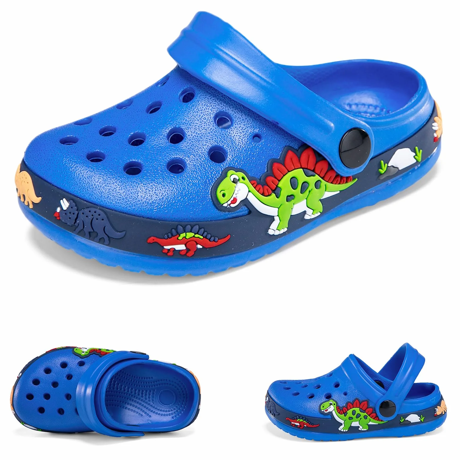 Unisex Zoccoli Sabot Bambini Carino Sabot Ciabatte Dinosauro Sandali da Spiaggia Estivi Ciabatte da Giardino Muli Scarpe da Piscina Ragazzi Ragazze