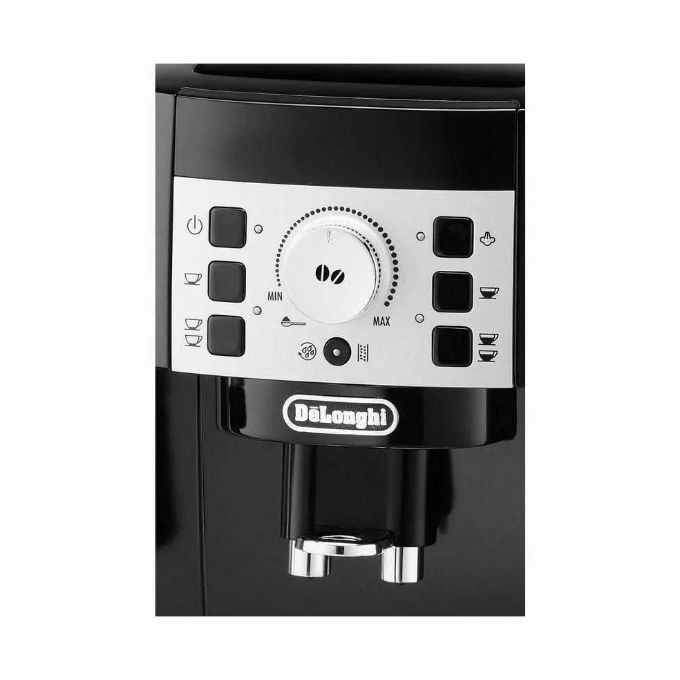 De'Longhi Magnifica S ECAM22.112.B, Macchina Caffè Automatica, Montalatte Manuale Regolabile, dal Chicco alla Tazzina, 2 Ricette Caffè, Controllo Temperatura, 2 Espressi Contemporaneamente, Nero