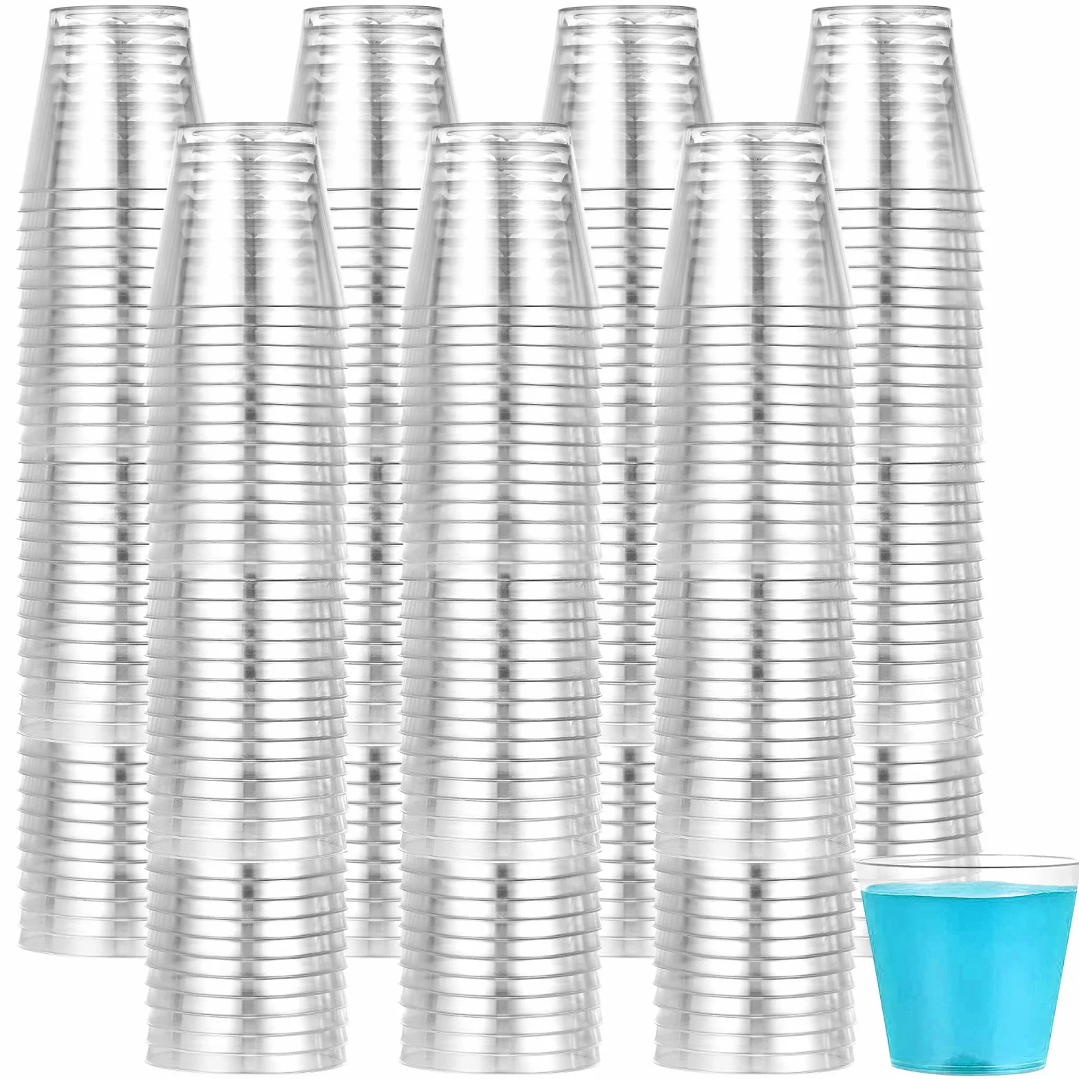 Bicchieri da Shot in Plastica 200 Pezzi, Senza Bpa, Riutilizzabili per Degustazioni