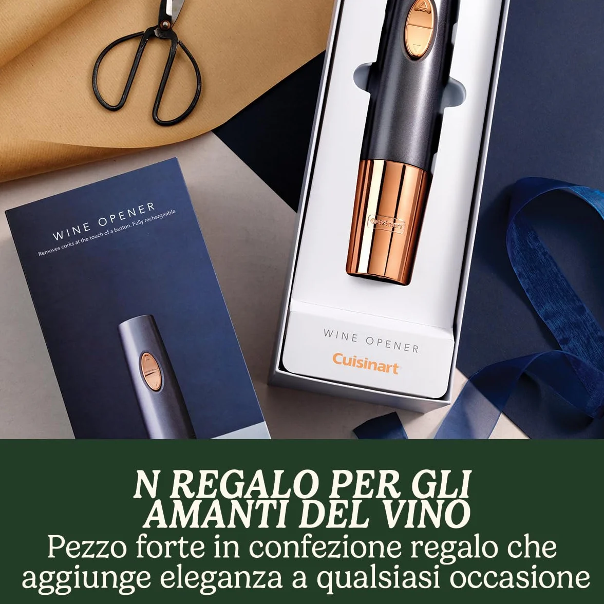 CUISINART CWO50E Apri Vino Automatico Cordless Plastica