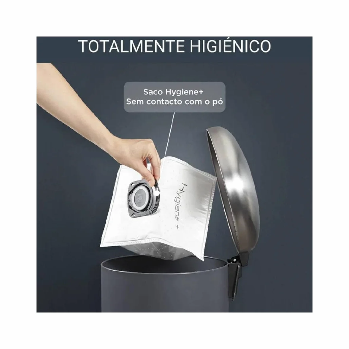 Rowenta Aspirapolvere con sacchetto RO3126 Power XXL, blu scuro/grigio
