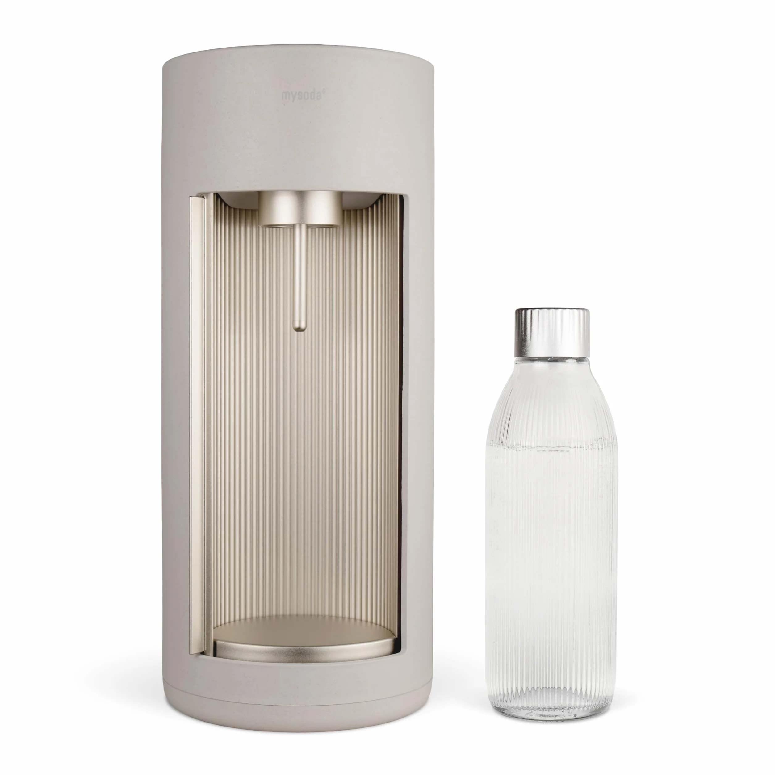 Mysoda Glassy Gazatore d’acqua frizzante con bottiglia in vetro Clay