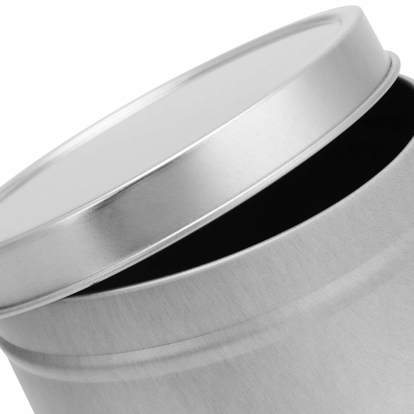 HAKZEON 24 barattoli latta candele 226,8 g con coperchio metallo per realizzazione candele fai da te