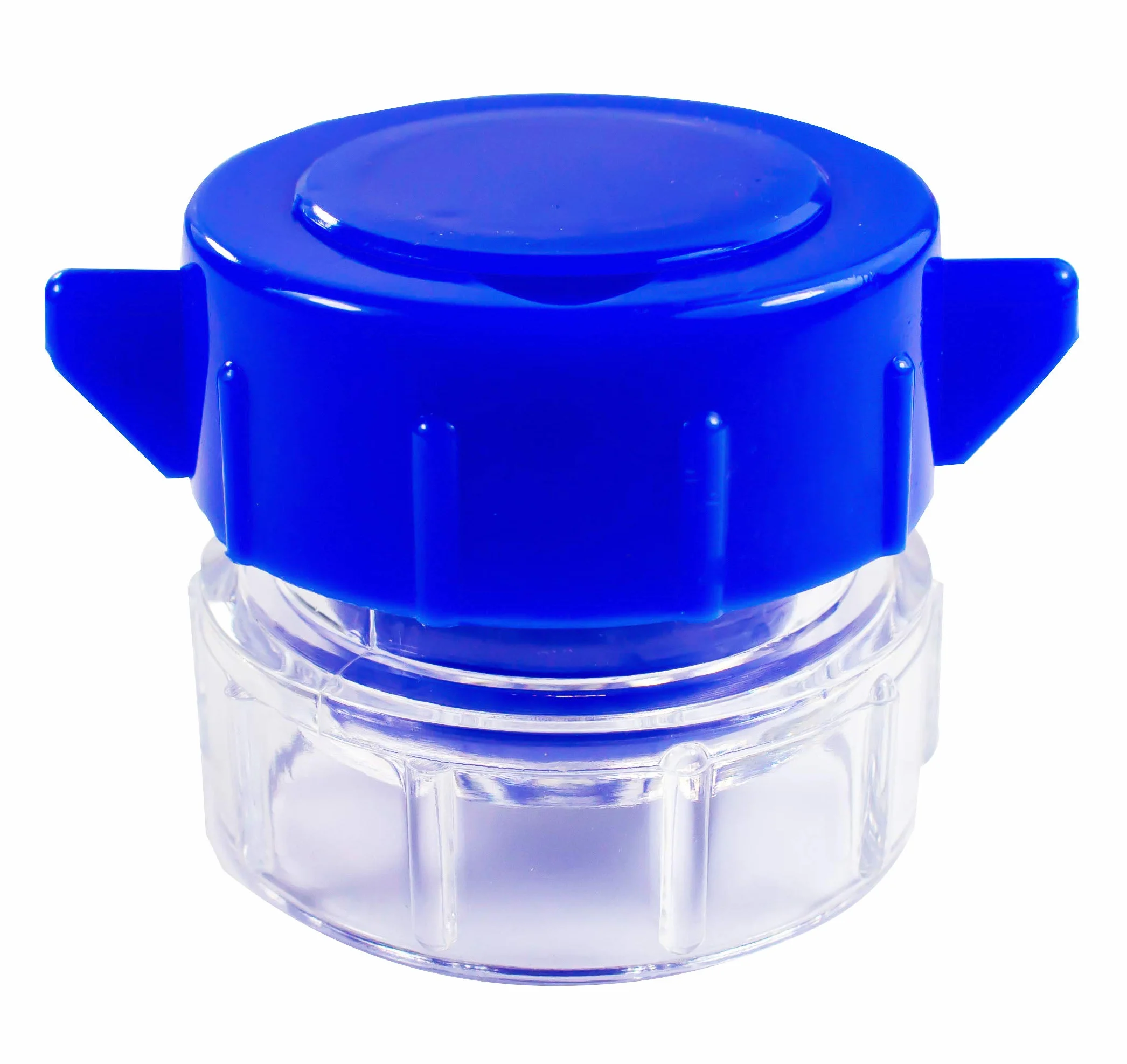Medi-Inn Mortaio per Compresse Tablettencrusher Blu con Vano Portaoggetti