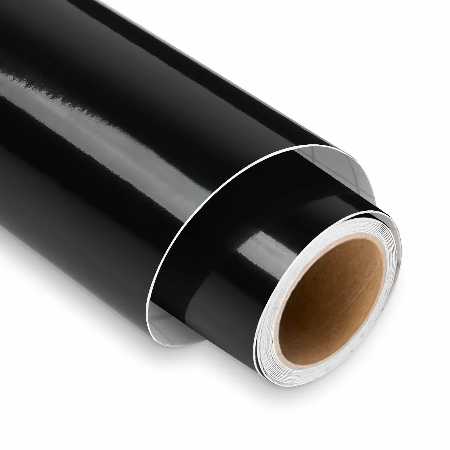 Lya Vinyl Vinile Adesivo Nero Lucido 30,5 x 152,4 cm per Cricut, Silhouette Cameo, Regali Fai Da Te, Tazza, Finestra, Ceramica, Plastica