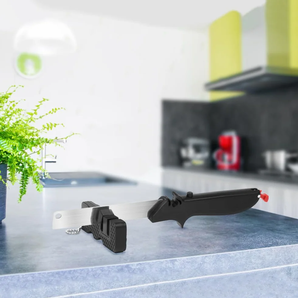 Vicloon forbici in acciaio inox antiscivolo per frutta, verdura e spezie con pietra affilatura