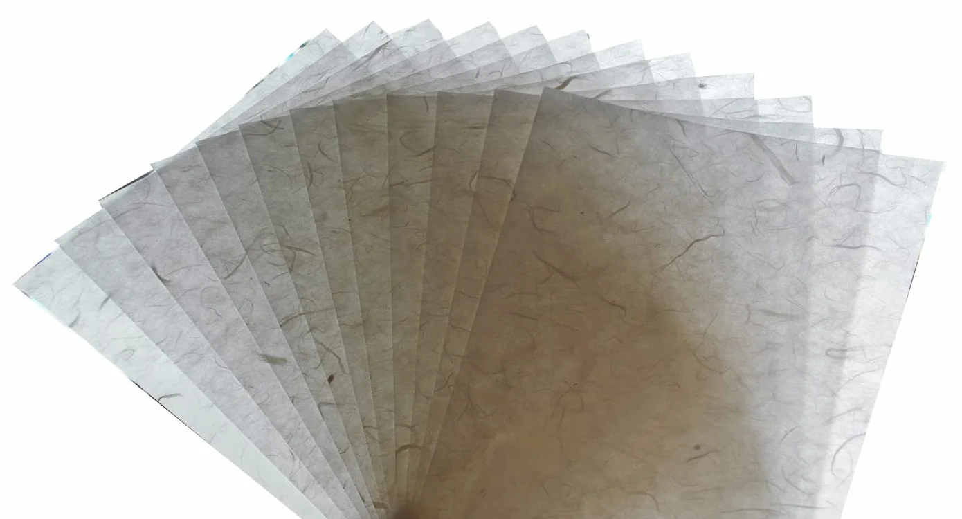 Fogli di carta di gelso Washi giapponese A4 per origami decoupage su vetro 50 fogli
