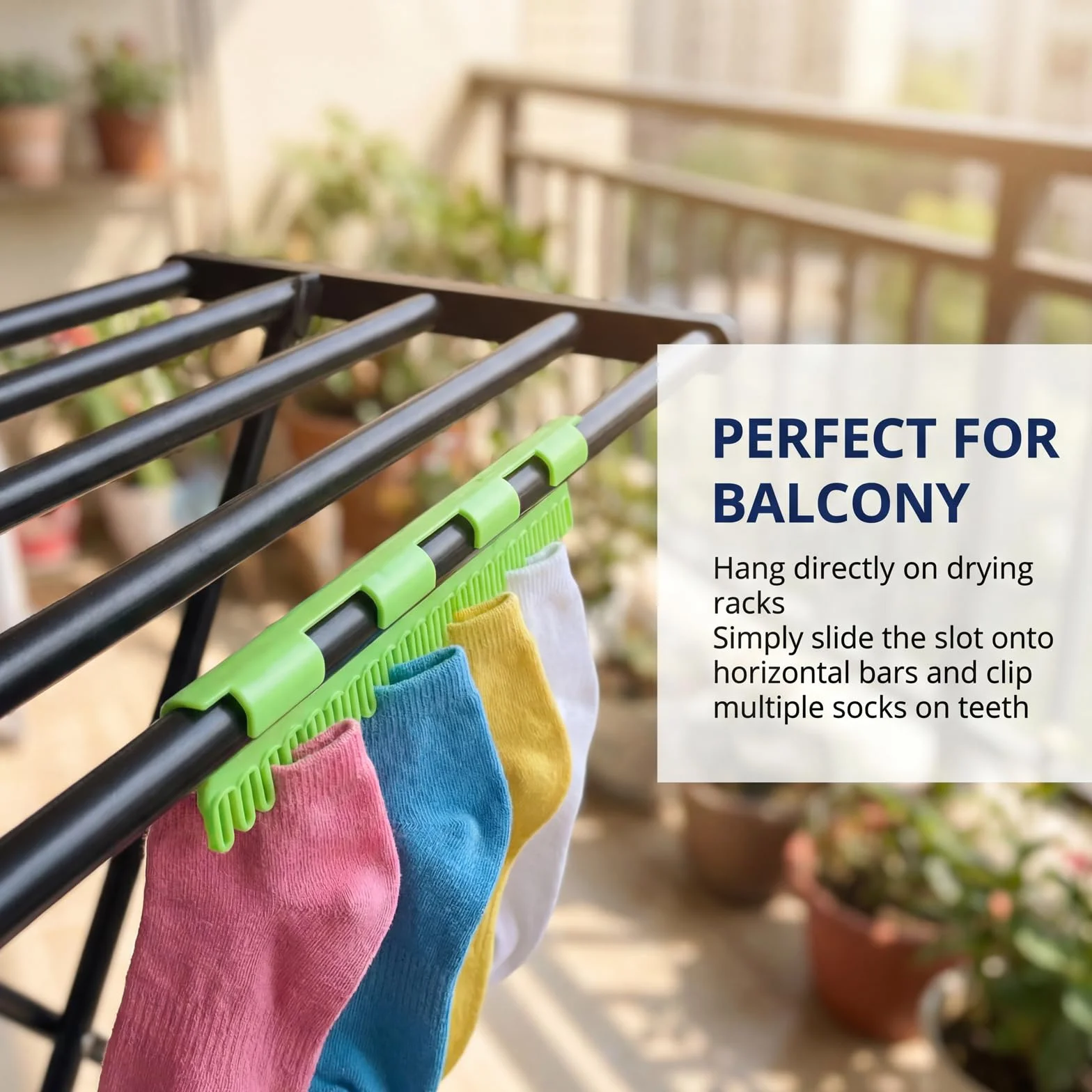 8 stendibiancheria per calze, in plastica, da appendere, per calze, biancheria intima, Laundry Supplies (32 x 5 cm)