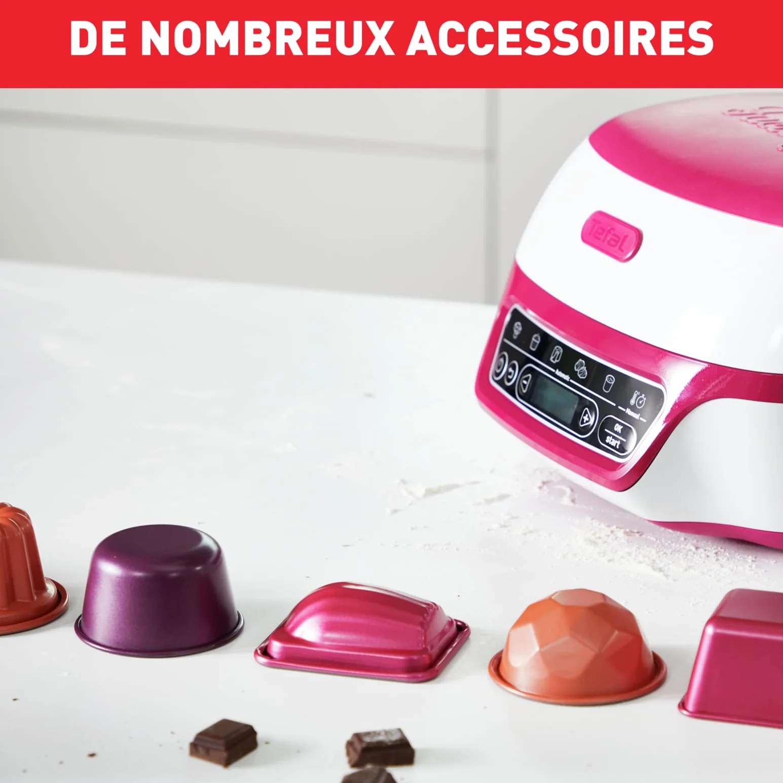 Tefal Cake Factory Delizie Macchina per torte intelligente compatibile CreaBake